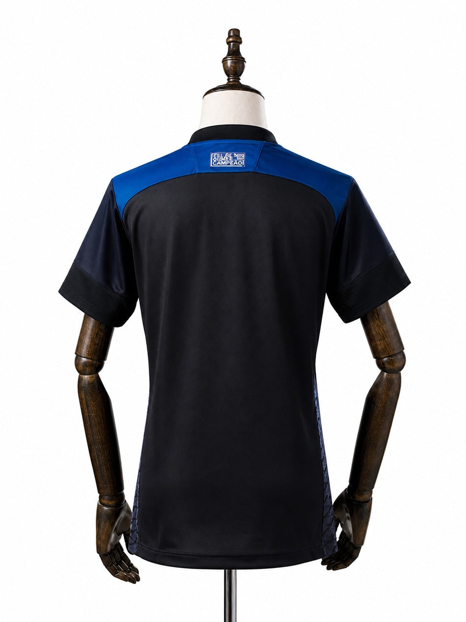 Santa Cruz Blue Training Women Jersey back wood mannequin white background