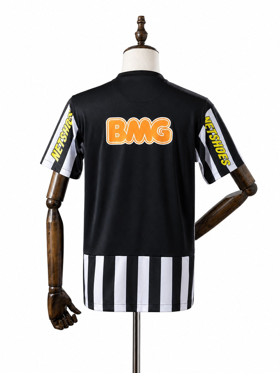 Santos 2012/13 Away Retro Jersey back wood mannequin white background