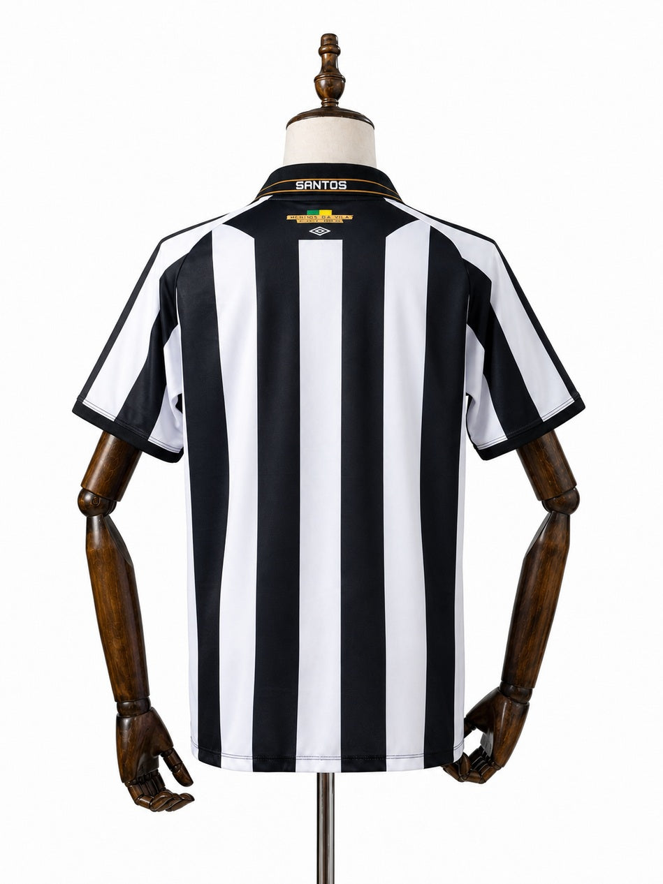 Santos 26/27 Away Jersey back wood mannequin white background