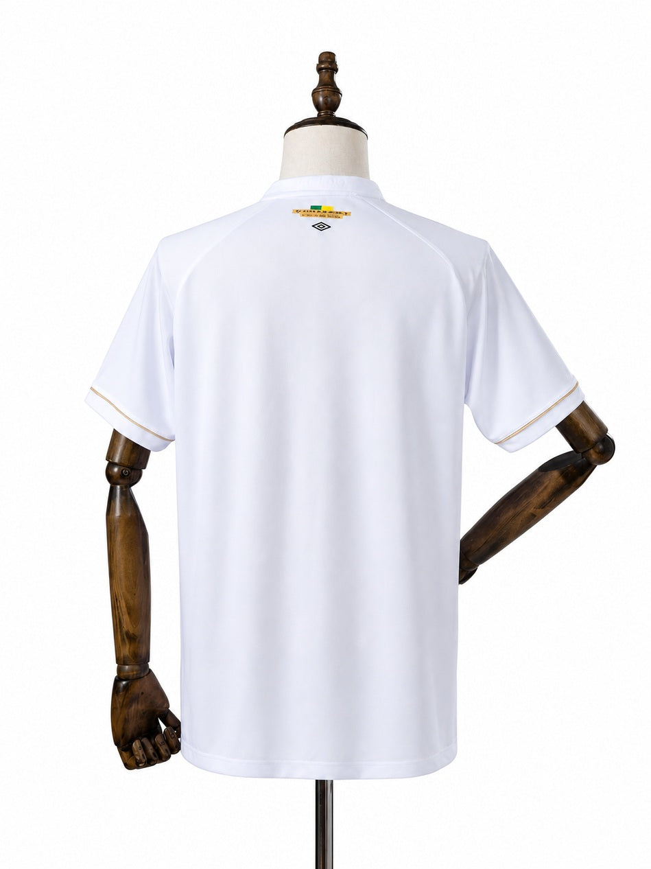 Santos 26/27 Home Jersey back wood mannequin white background