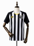 Santos Away Jersey front wood mannequin white background