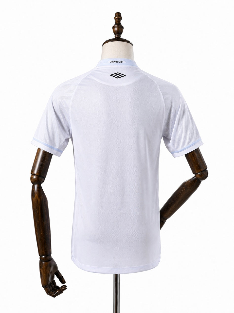 Santos Home Player Version Jersey back wood mannequin white background