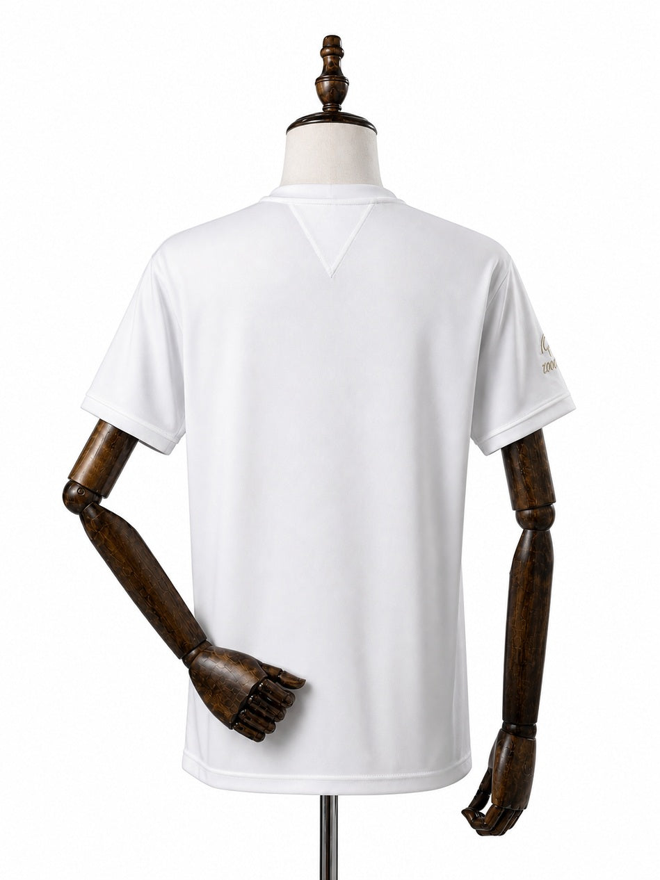 Santos Special Edition White Jersey back wood mannequin white background