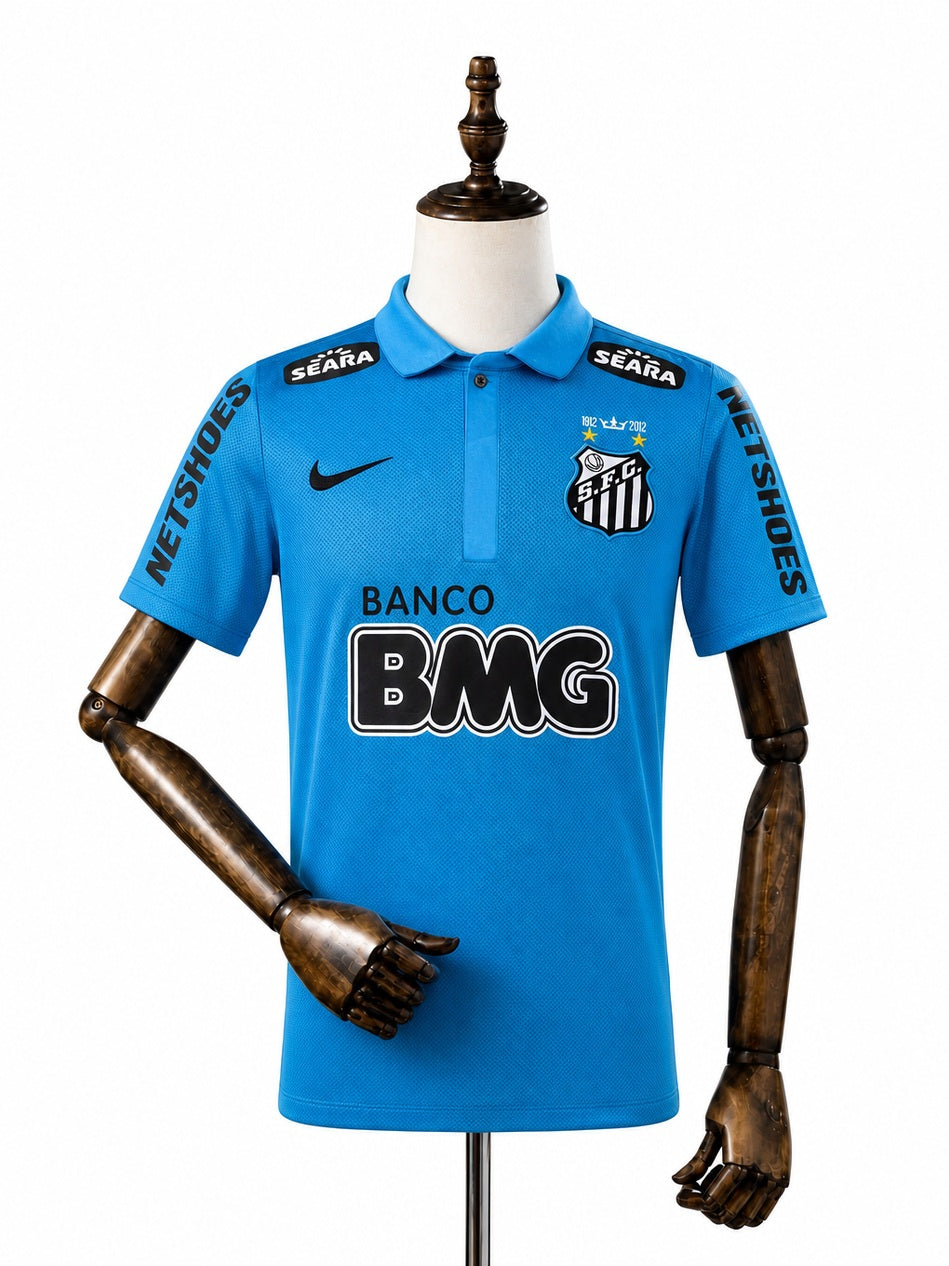 Santos Vintage Jersey Retro Santos FC Third Away 2012 front wood mannequin white background