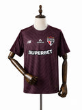 São Paulo 26/27 Goalkeeper Jersey Deep Burgundy front wood mannequin white background