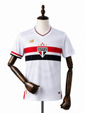 São Paulo Home white Player Jersey front wood mannequin white background