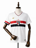 São Paulo Home white Women Jersey front wood mannequin white background