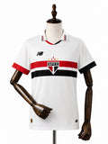 São Paulo Home Women Jersey front wood mannequin white background