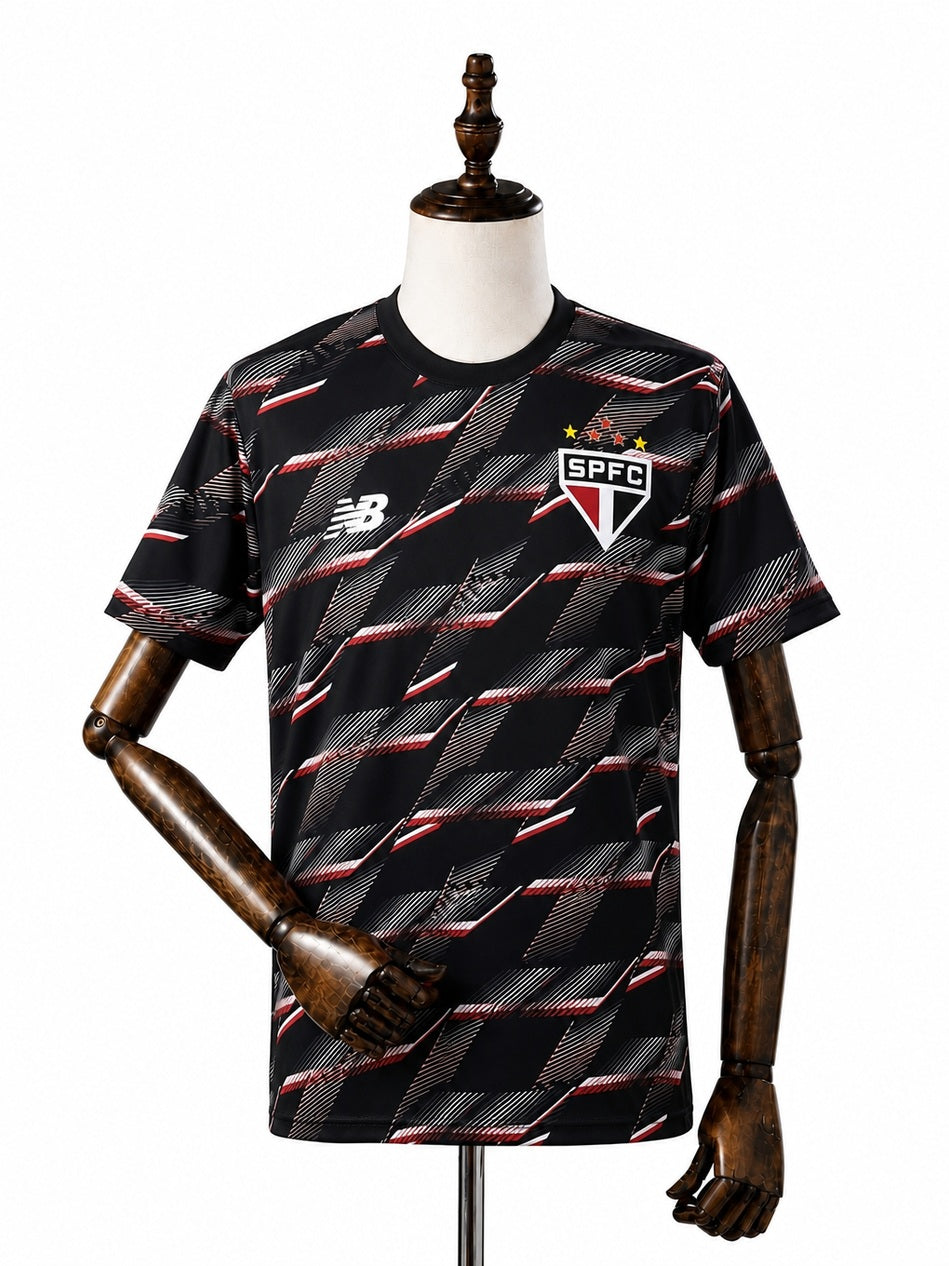 São Paulo Pre-Match Suit Kit front wood mannequin white background