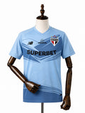 São Paulo Training Clothes Jersey front wood mannequin white background