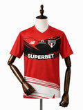 São Paulo Training Clothes Jersey front wood mannequin white background