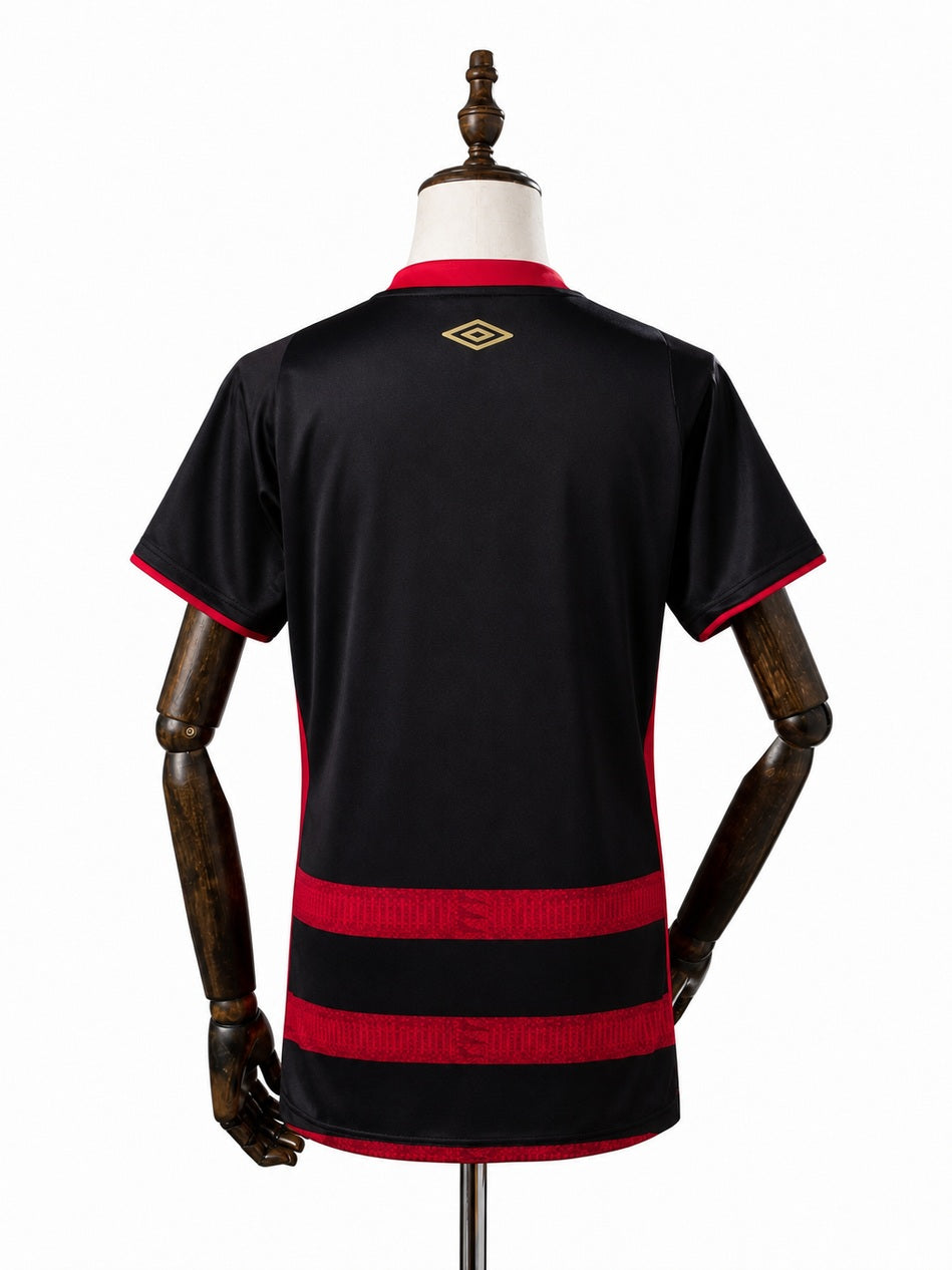 Sport Recife Home Women Jersey back wood mannequin white background