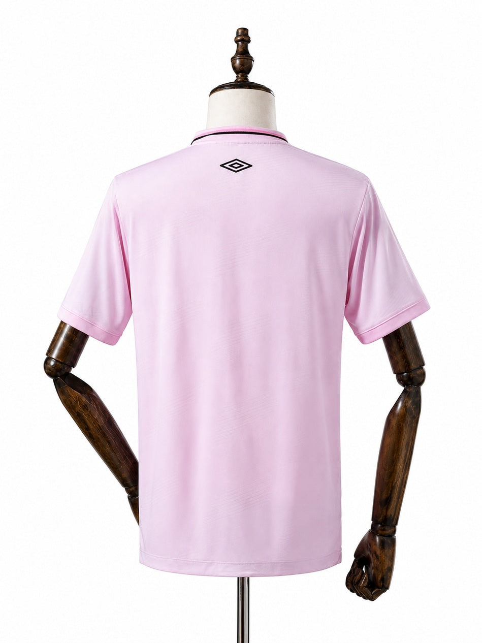 Sport Recife Pink Jersey back wood mannequin white background