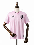 Sport Recife Pink Jersey front wood mannequin white background