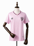 Sport Recife Women Pink Jersey front wood mannequin white background