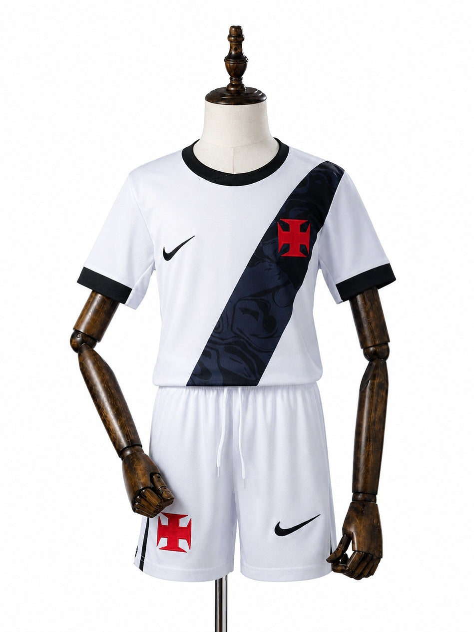 Vasco 2026/27 Away Kids Kit Jersey front wood mannequin white background