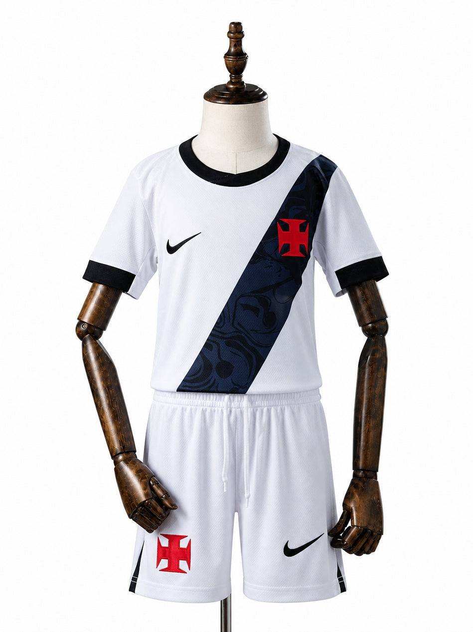 Vasco 2026/27 Away Kids kit Jersey front wood mannequin white background