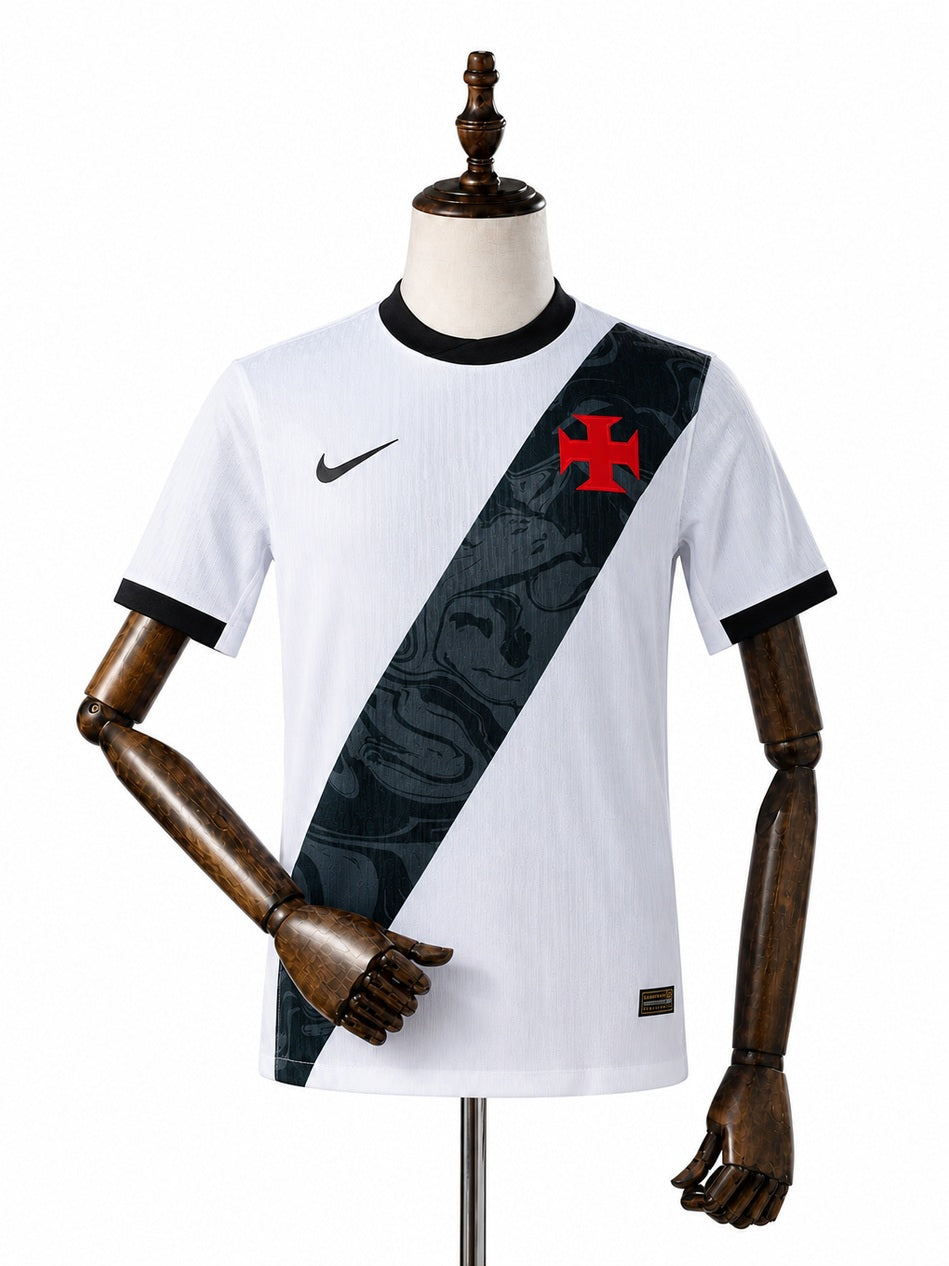 Vasco 2026/27 Away Player Version Jersey front wood mannequin white background
