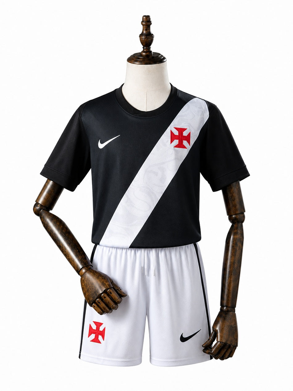 Vasco 2026/27 Kids Home Kit Jersey front wood mannequin white background