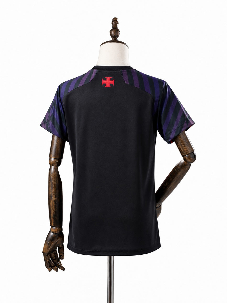 Vasco amisa Pre-Match 2 CR/Black Women Jersey back wood mannequin white background