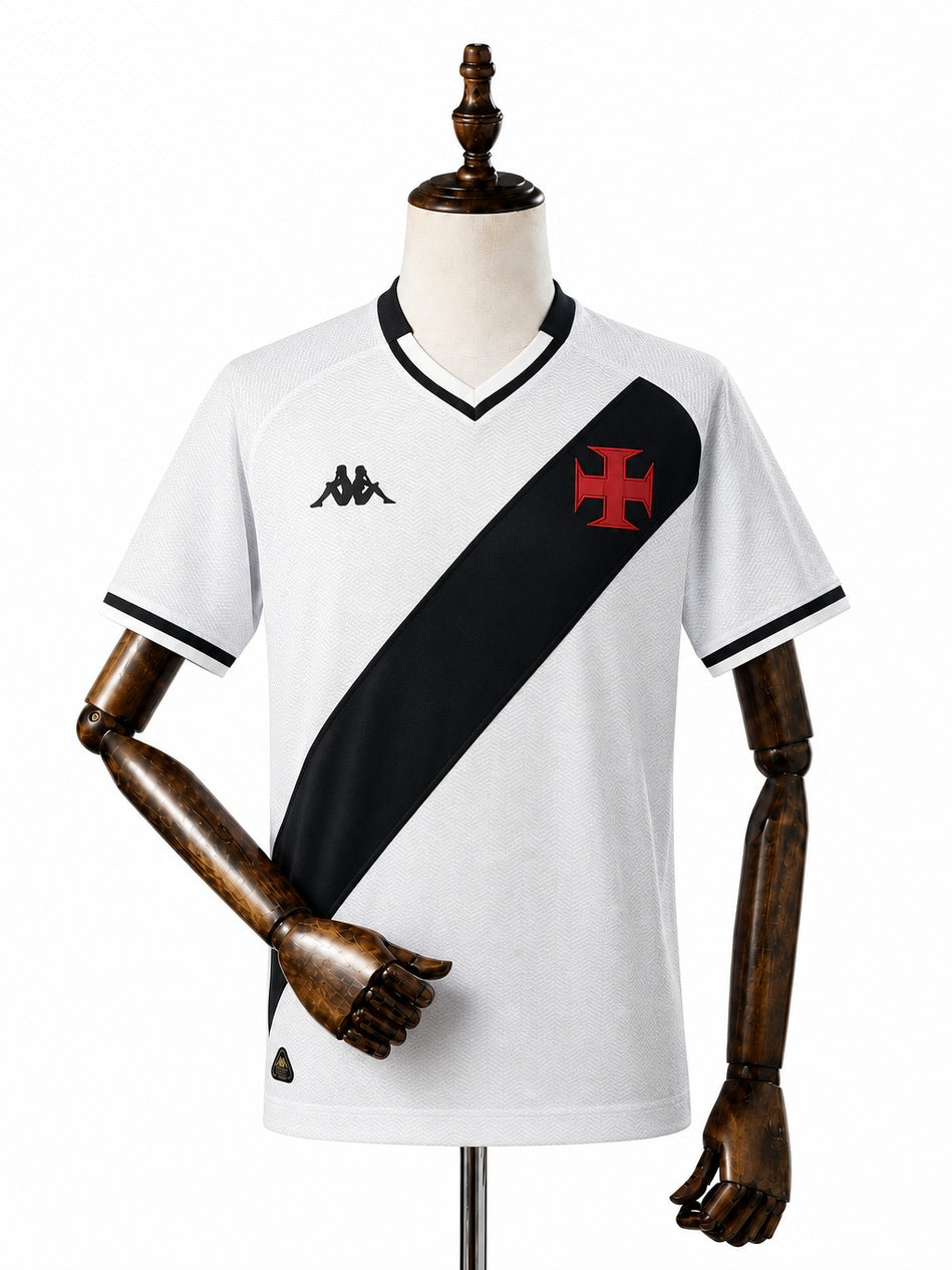 Vasco away Jersey front wood mannequin white background