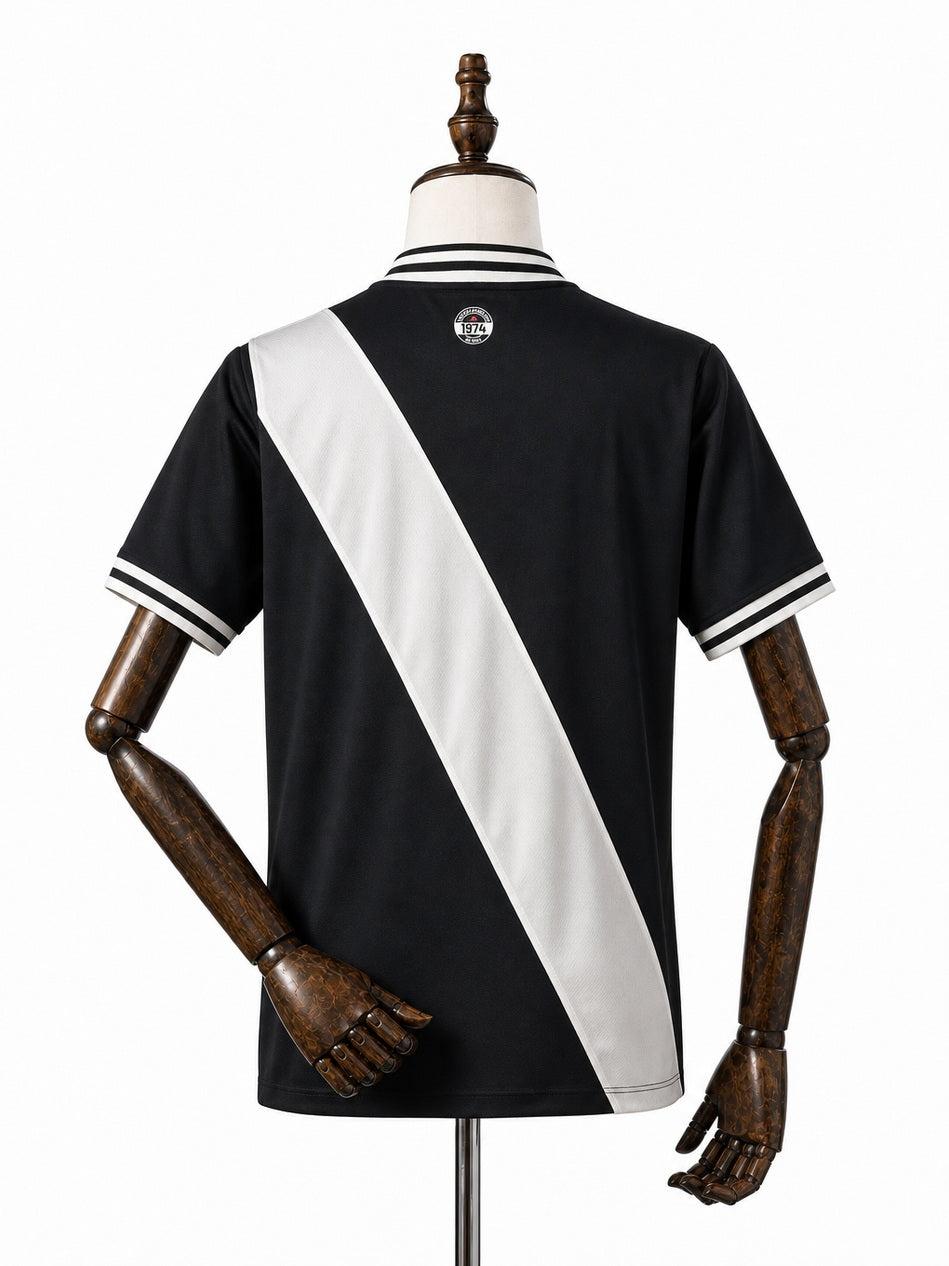 Vasco Black Jersey back wood mannequin white background