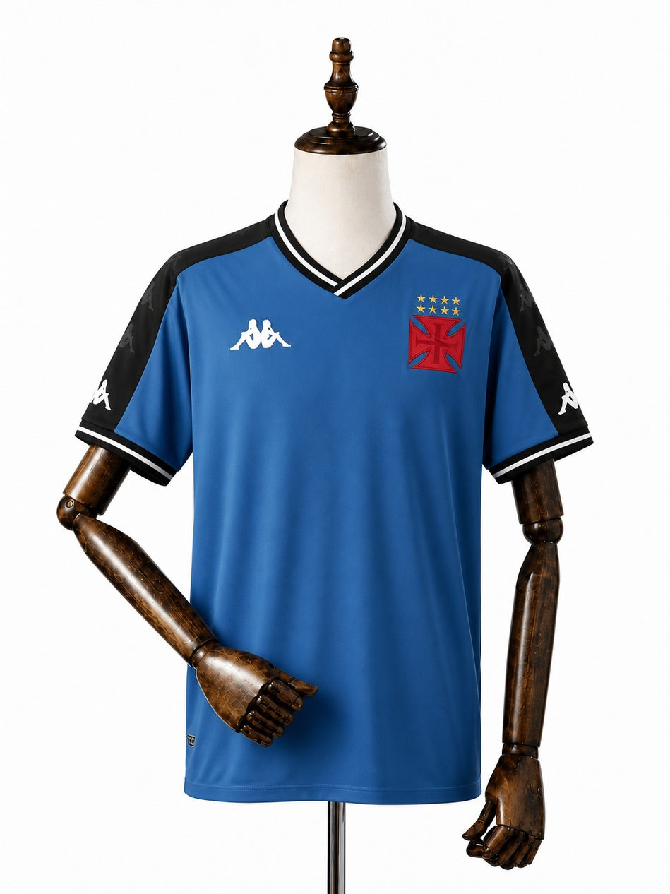 Vasco Goalkeeper Jersey front wood mannequin white background