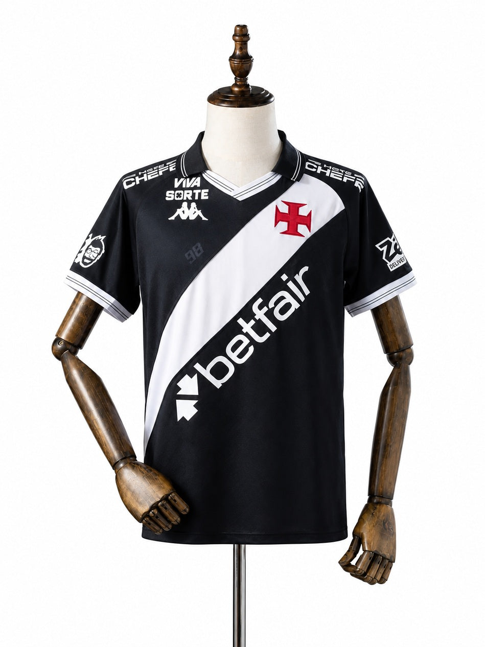 Vasco Home All Sponsor Jersey front wood mannequin white background