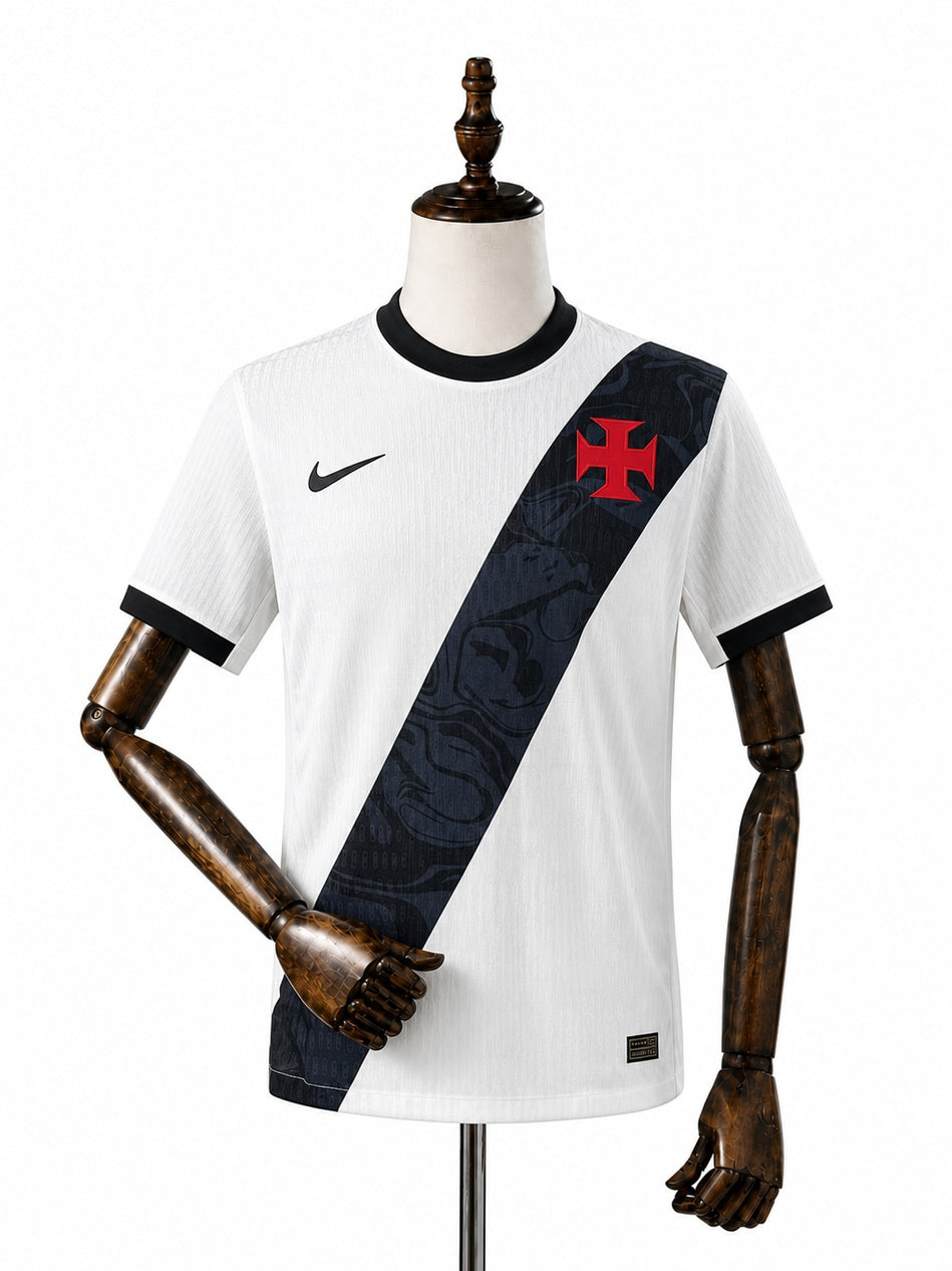 Vasco Player Version Vasco da Gama 2026/27 Away Jersey front wood mannequin white background