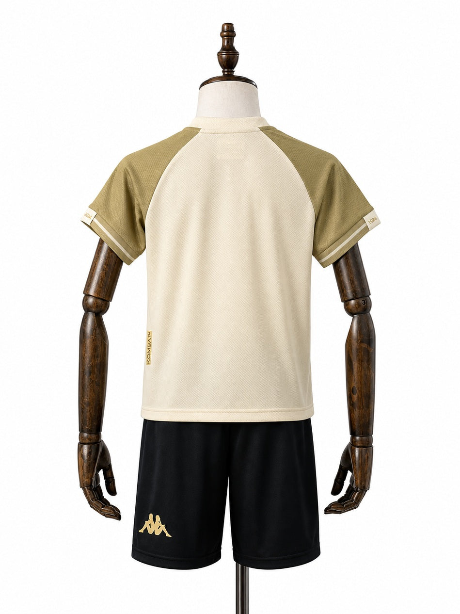 Vasco Third Away Kids kit back wood mannequin white background