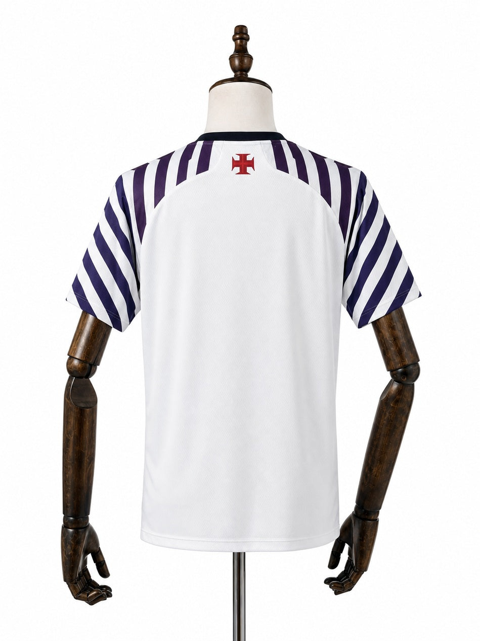 Vasco White Jersey back wood mannequin white background
