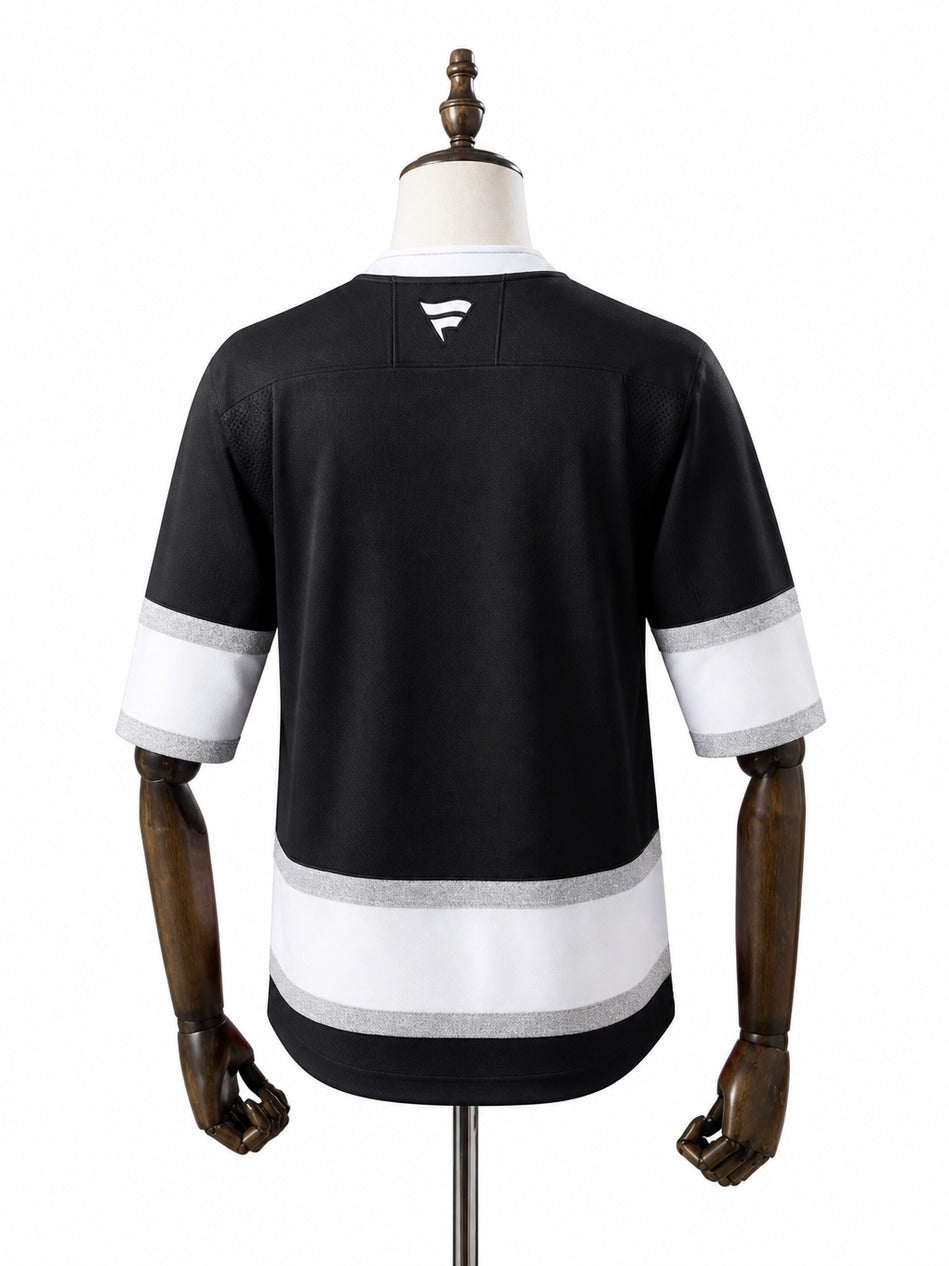 Los Angeles Kings NHL Jersey – Home & Away verso real web manequim fundo branco