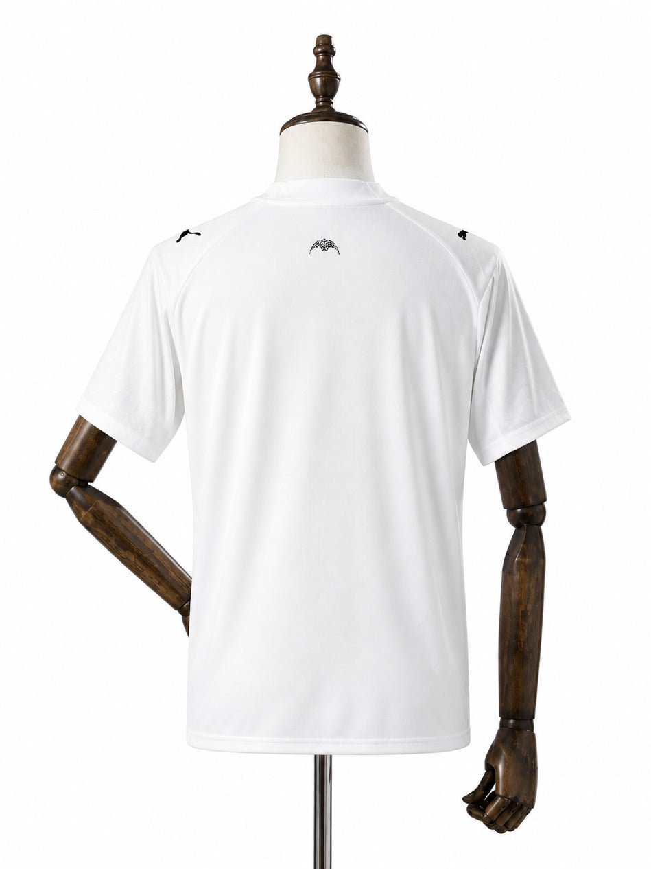 Camisa Valencia - 1º Uniforme Torcedor 2025/26 verso manequim fundo branco