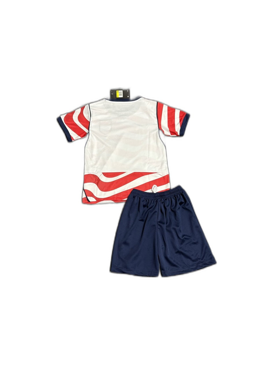 Camisa 2026-27 USA Home Infantil verso fundo branco