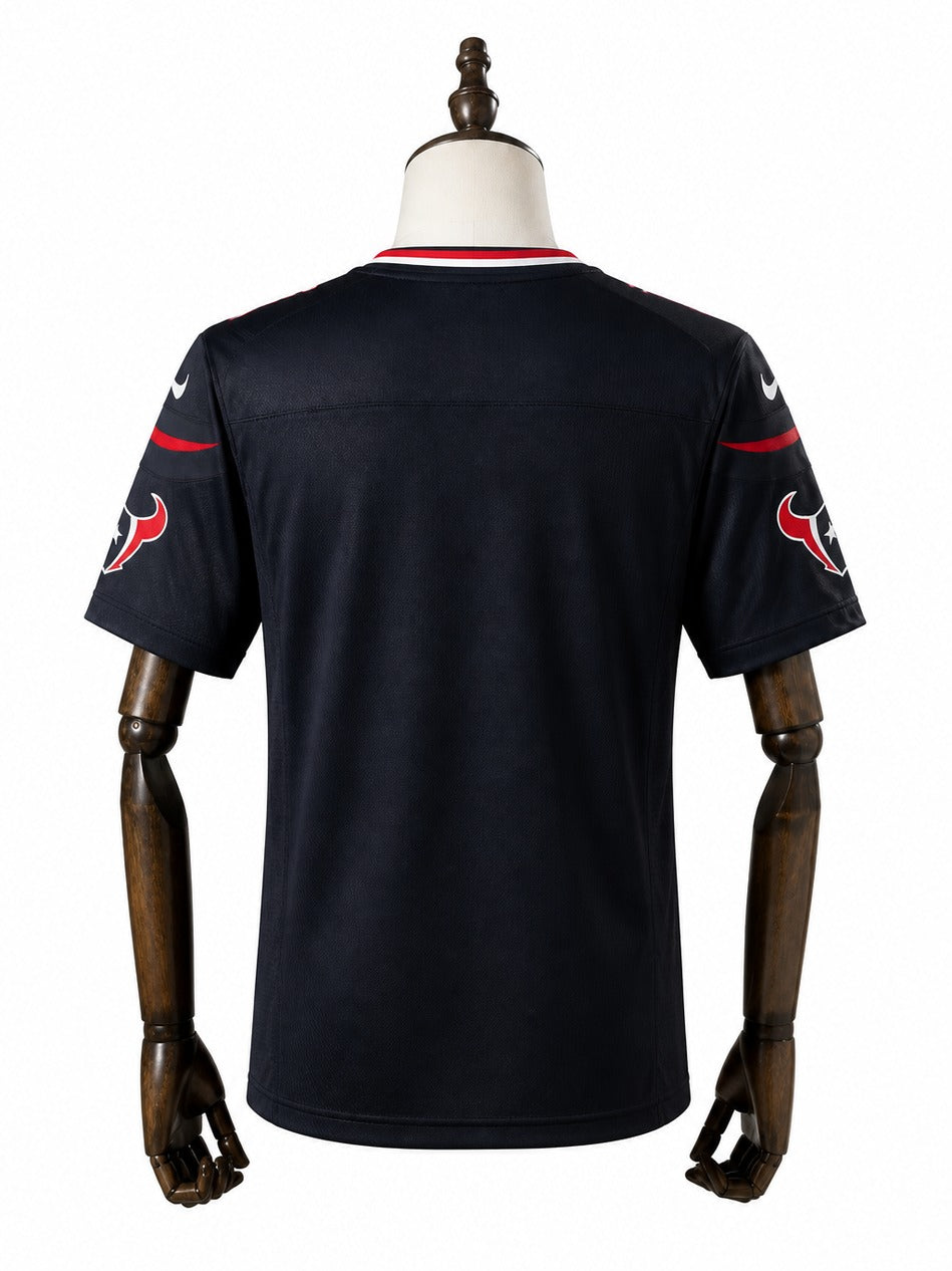 Camisa Houston Texans Home (Titular) NFL verso manequim fundo branco