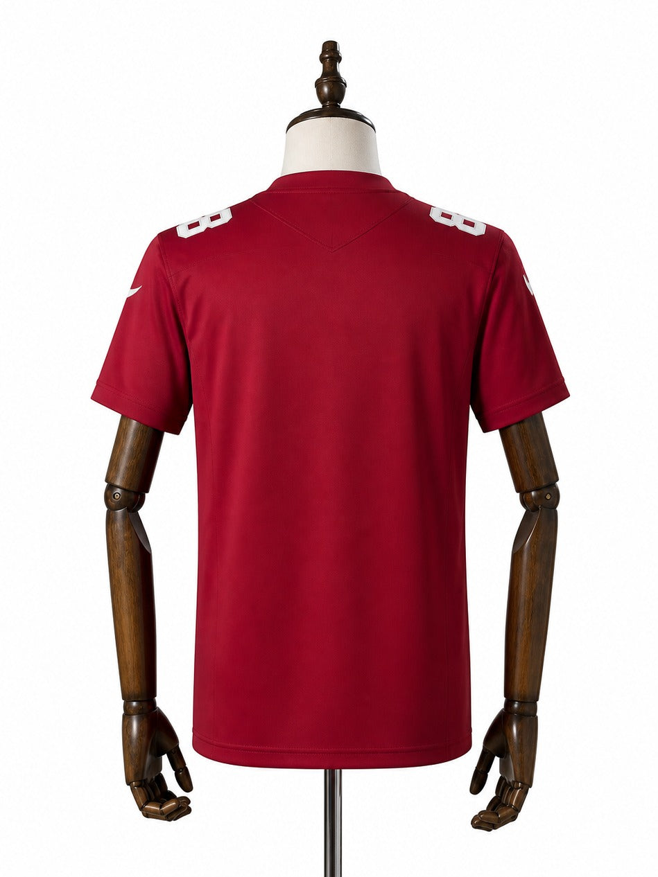 Camisa Arizona Cardinals Home (Titular) NFL verso manequim fundo branco