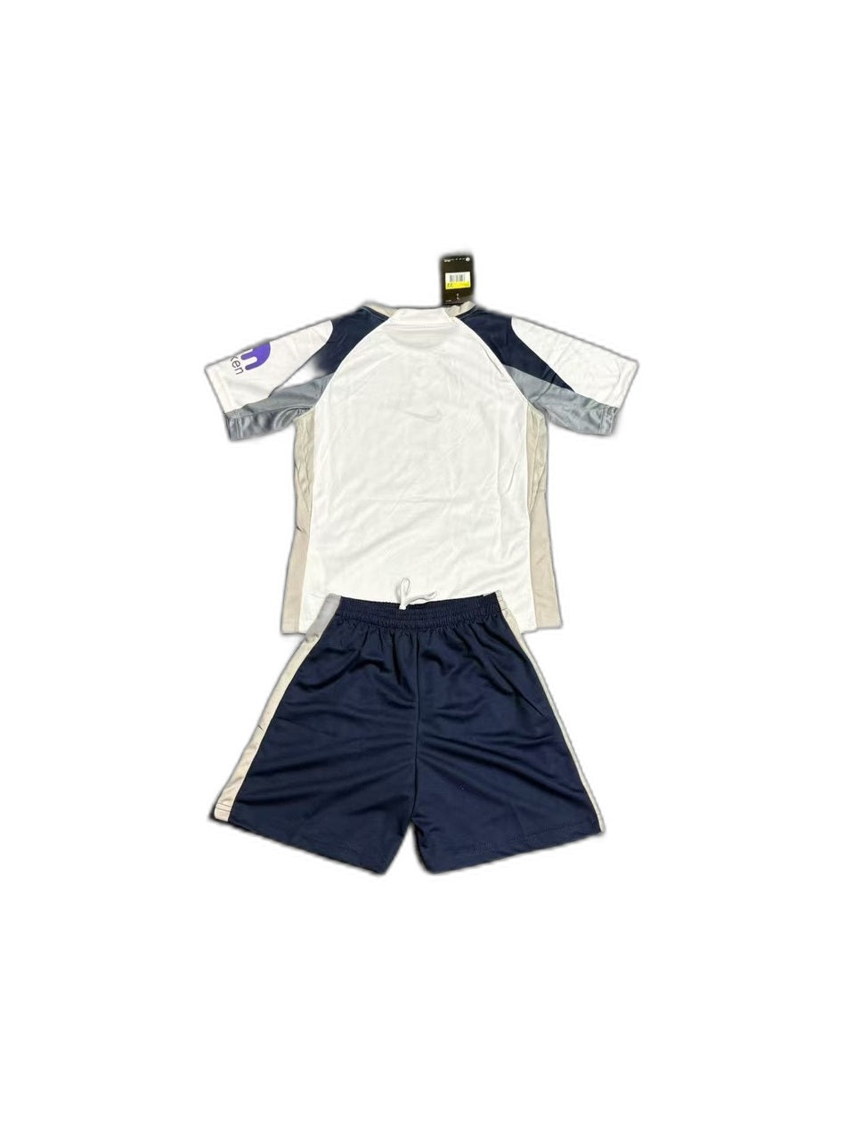 Camisa 2025-26 Tottenham Hotspur Home Infantil verso fundo branco