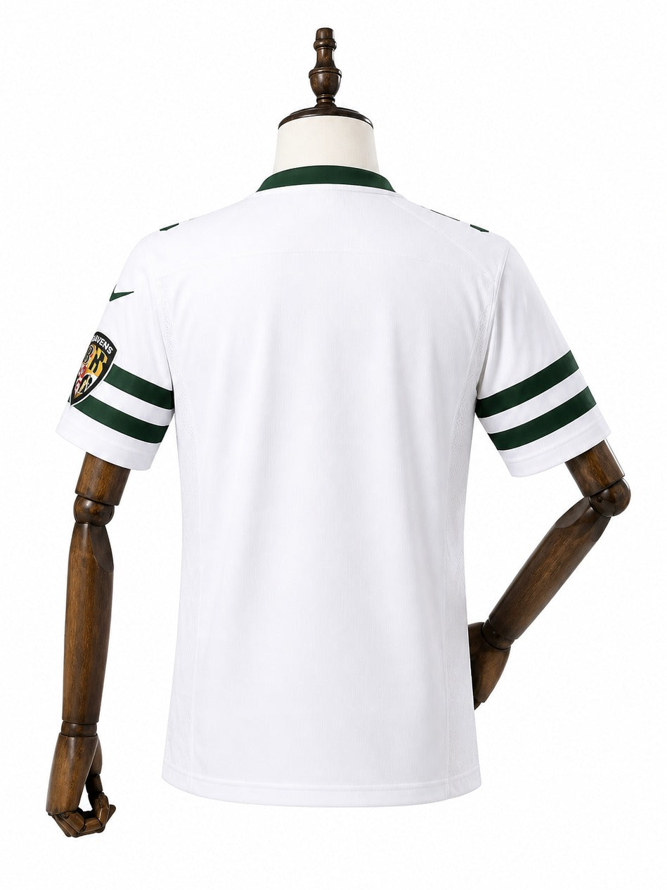 Camisa New York Jets Away (Visitante) NFL verso manequim fundo branco