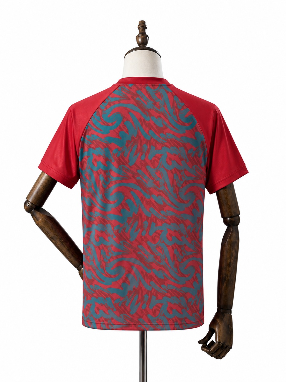 Camisa Seleção Portugal 1 uniforme 2026 verso manequim fundo branco