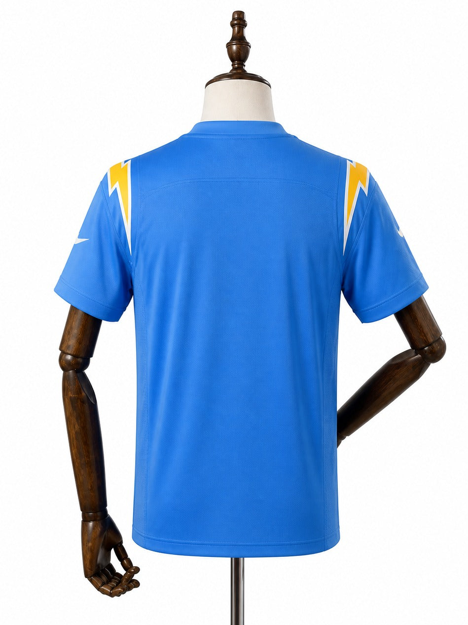 Camisa Los Angeles Chargers Home (Titular) NFL verso manequim fundo branco