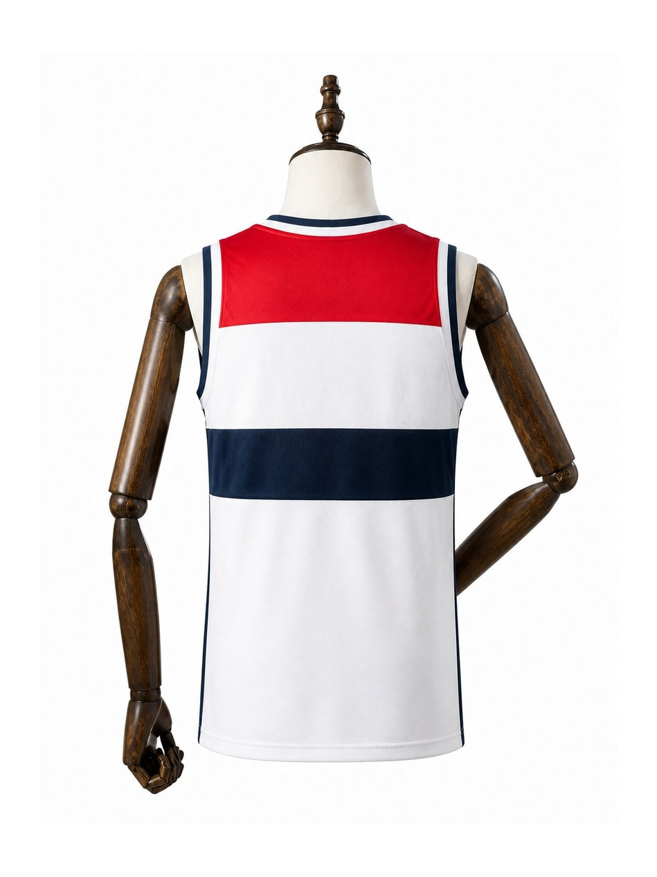 Camiseta NBA Washington Wizards - 2ª Camisa (Away) verso manequim fundo branco padronizada