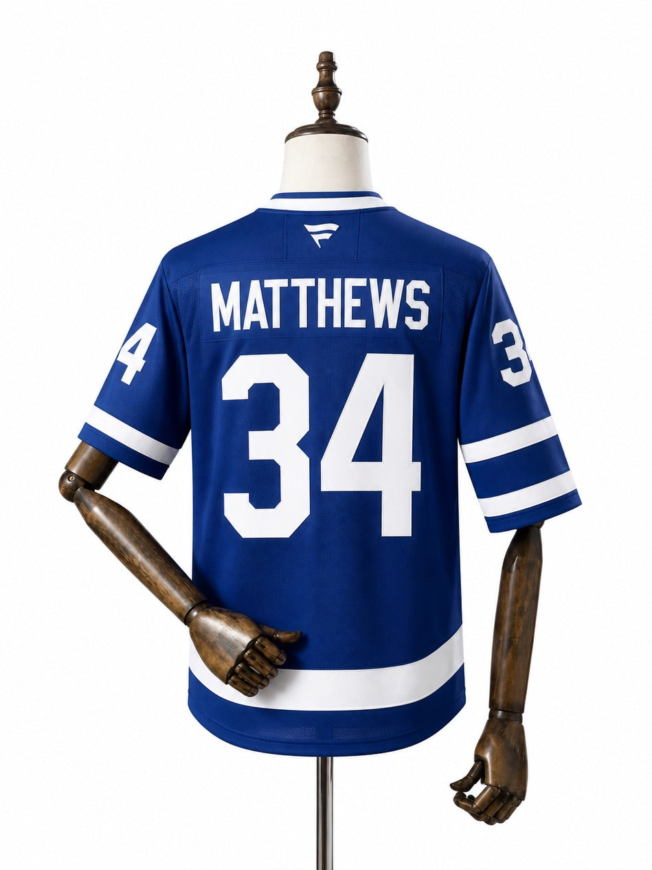 Toronto Maple Leafs NHL Jersey – Home & Away verso real web manequim fundo branco