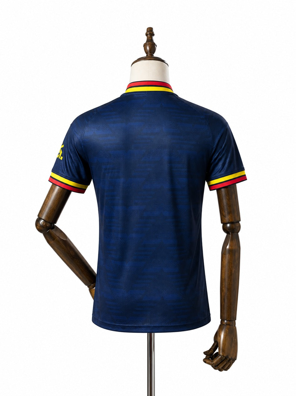 Camisa Arsenal - 2º Uniforme Jogador 2026/27 verso manequim fundo branco