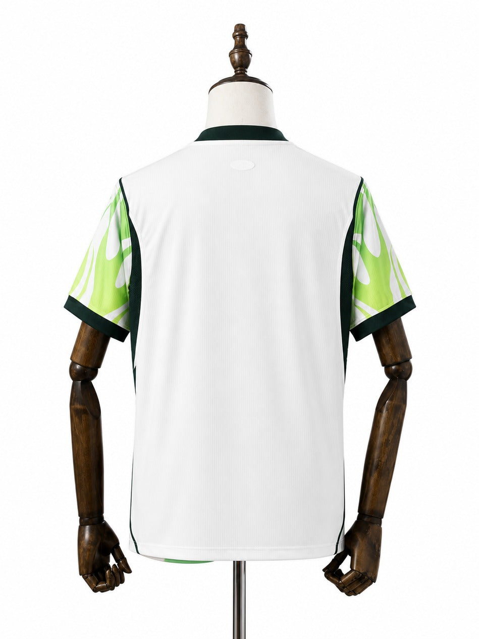 Camisa Seleção Nigéria - 2º Uniforme Torcedor 2026 verso manequim fundo branco