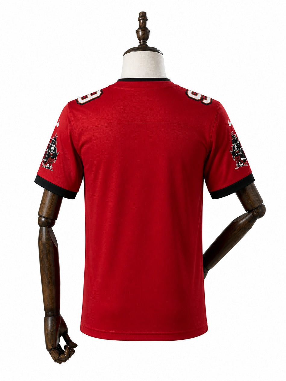 Camisa Tampa Bay Buccaneers Home (Titular) NFL verso manequim fundo branco