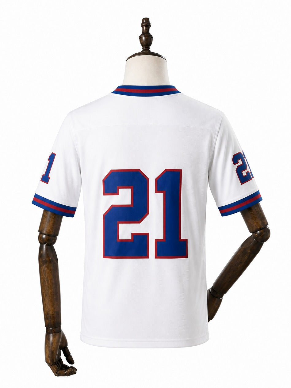 Camisa New York Giants Away (Visitante) NFL verso manequim fundo branco