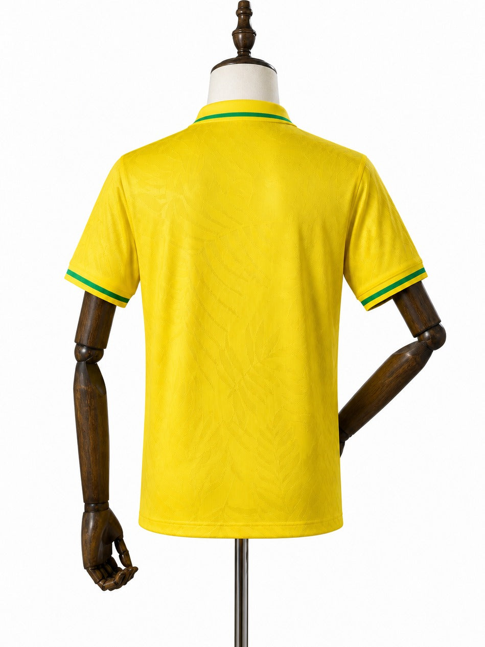Camisa Seleção Brasileira Amarela (Edição Especial) 2026 verso manequim fundo branco