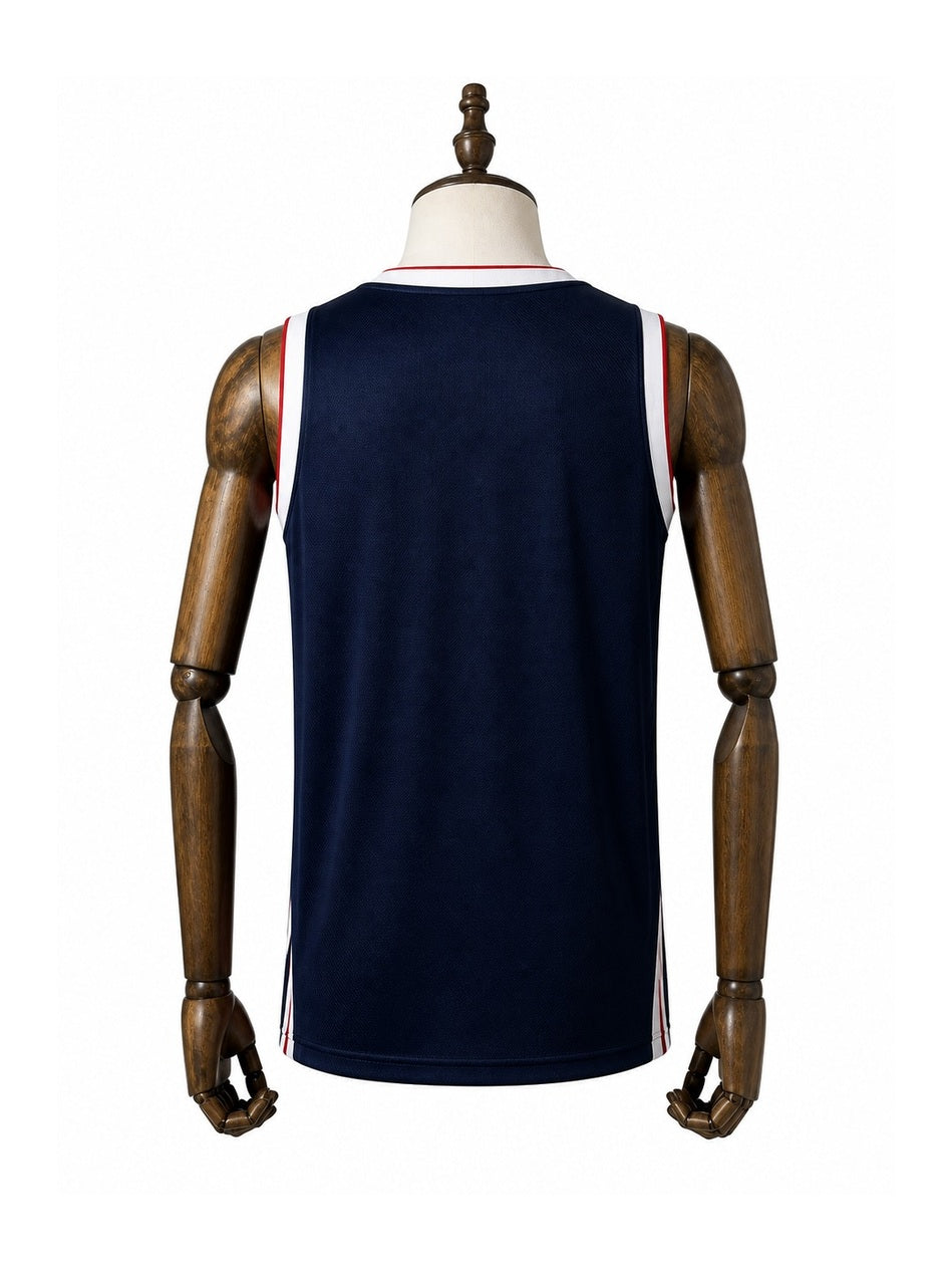 Camiseta NBA Denver Nuggets - 1ª Camisa (Home) verso manequim fundo branco padronizada