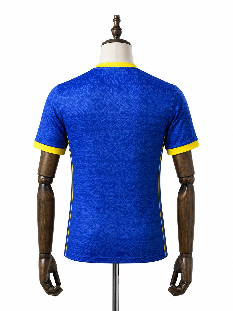 Brazil National Team Blue Special Edition Jersey 2026 verso manequim fundo branco