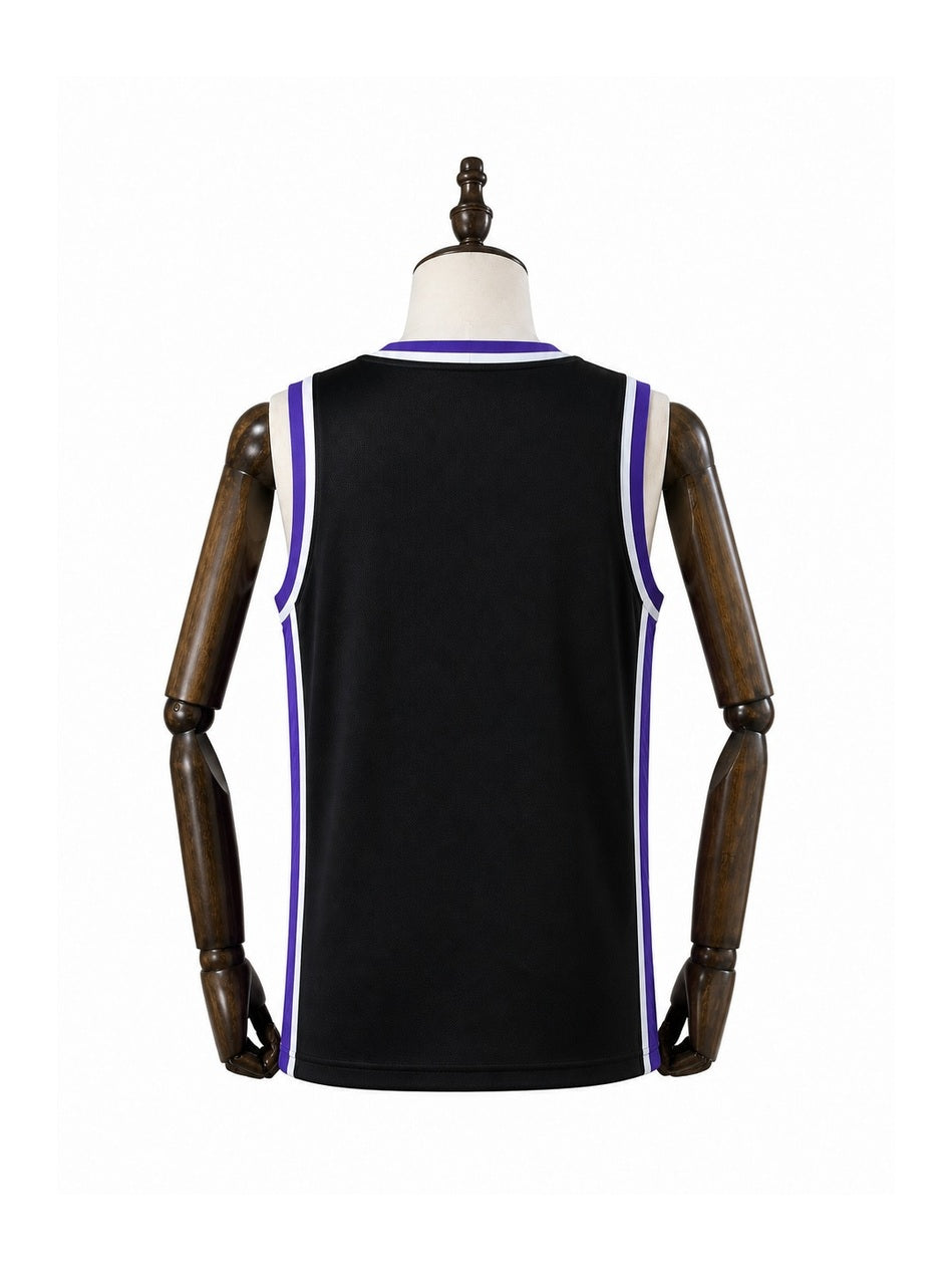 Camiseta NBA Sacramento Kings - 2ª Camisa (Away) verso manequim fundo branco padronizada
